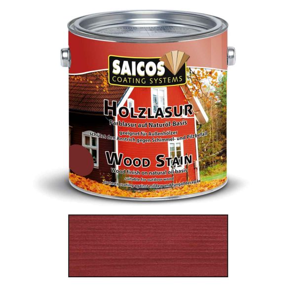 Saicos Holzlasur 0038 Mahagoni Transparent 2,5l