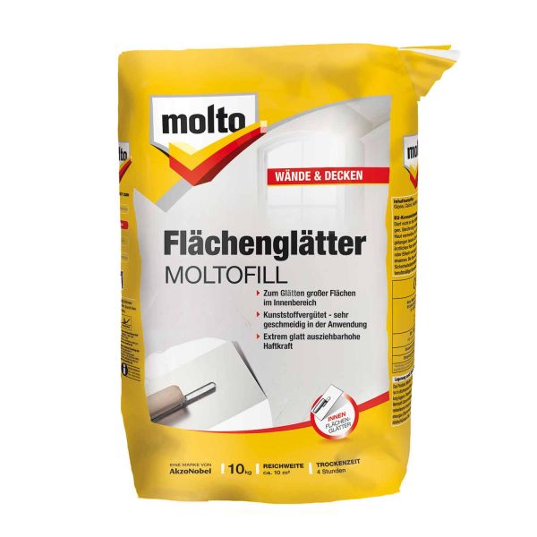 Molto Flächenglätter Pulver Moltofill 10kg