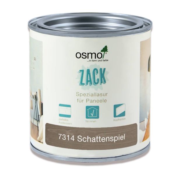 Osmo Lasur für Zack Wandpaneele 0,375l Schattenspiel | zum Ausbessern kleiner Stellen