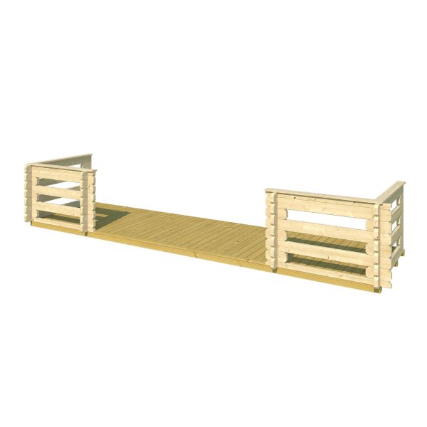 Lasita Maja Terrasse Naturbelassen 485x120 cm