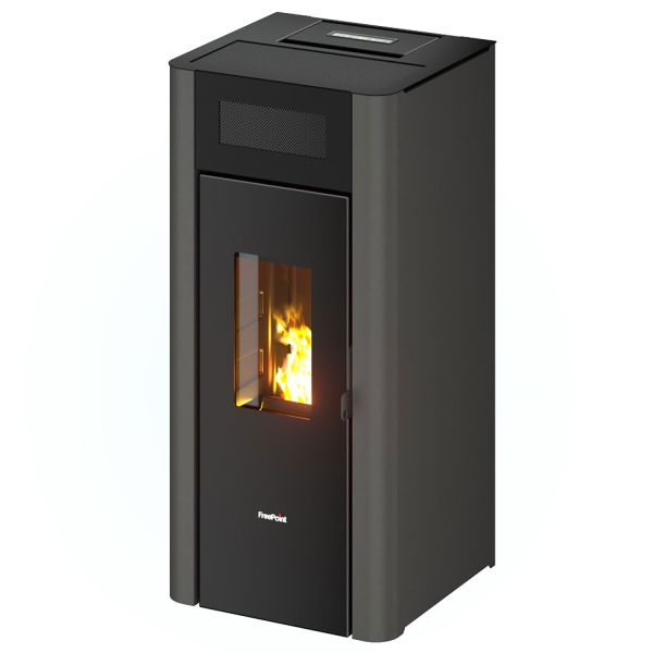 FreePoint Pelletofen Amaranto anthrazit 2,5 - 8,5 kW