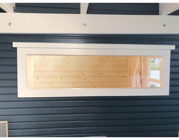 Wolff Finnhaus Einzel-Fenster weiß feststehend