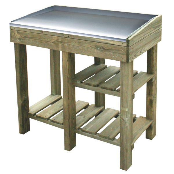 Nordje Pflanztisch Andri 80x43x85cm aus Kiefer KDI