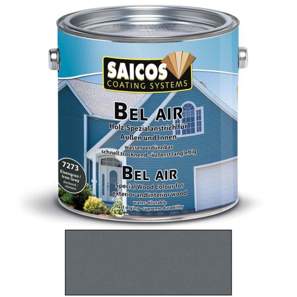 Saicos Bel Air Holz-Spezialanstrich Eisengrau 2,5l