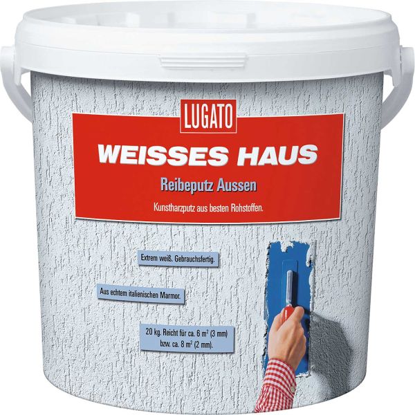 LUGATO WH Reibeputz Aussen 20 kg 3 mm Körnung