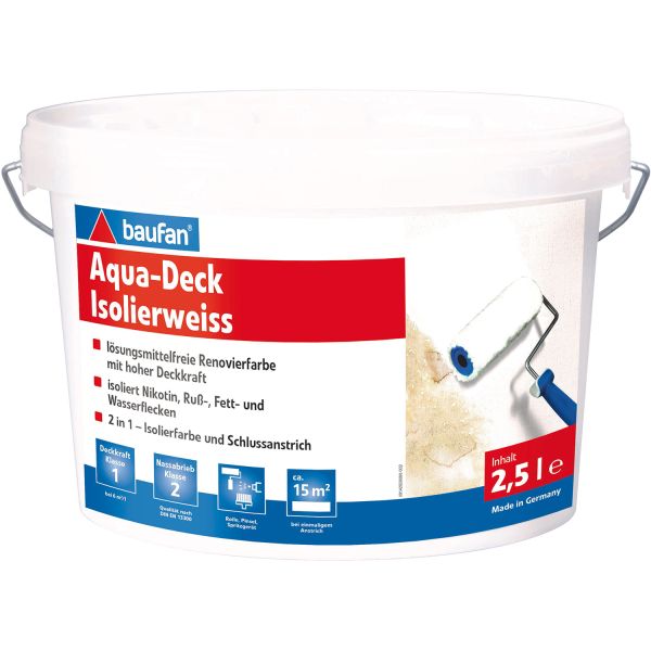 baufan Aqua-Deck TOP-Isolierweiss E.L.F. 2,5 l