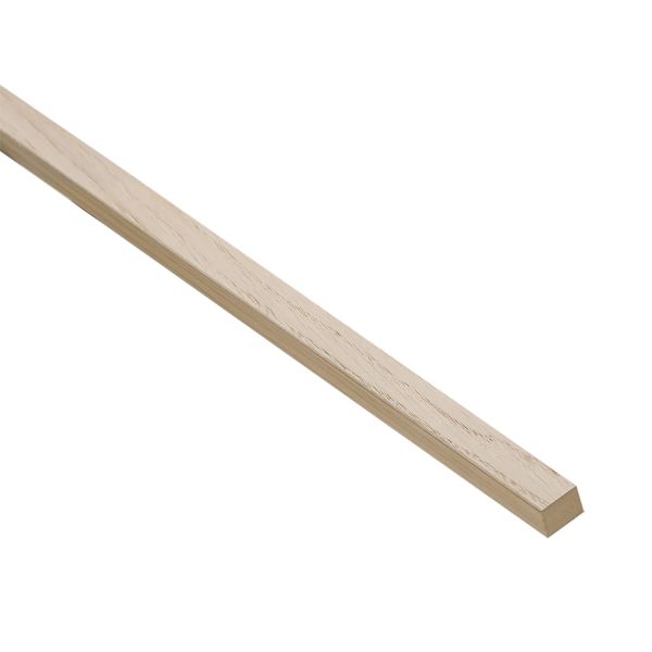 Nordje Verkleidung/Zierleiste Feuerhemmend | Standardkern | Dunkelbraun geölt | 17 x 20 x 2780 mm