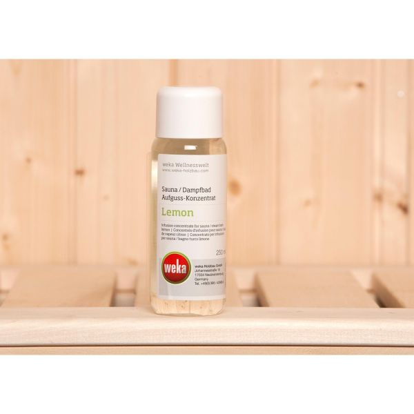 Weka Sauna Aufguss Konzentrat Lemon 250ml Dampfbad Duft Wellness Entspannung