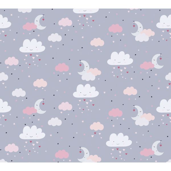 A.S. Création Kindertapete "Little Love" Vlies Wolken 381251