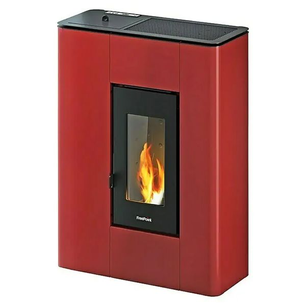 FreePoint Pelletofen Atrium bordeaux 2,5 - 5,2 kW
