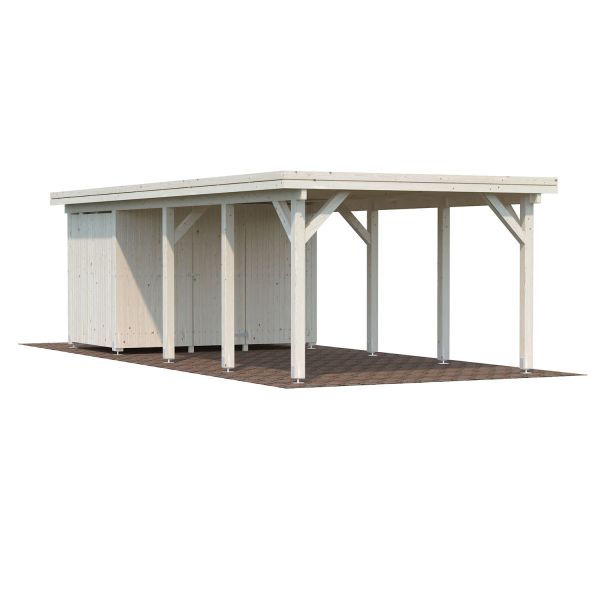 Palmako Carport Karl 23,1 m² transparent