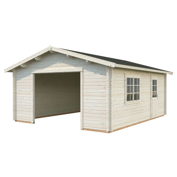 Palmako Garage Roger 27,7 m² ohne Tor natur