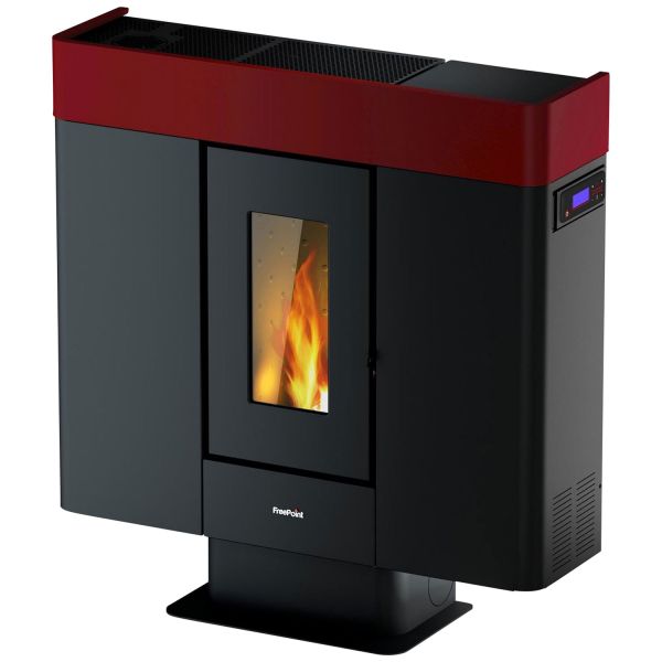 FreePoint Pelletofen Moon bordeaux, 3 - 10 kW