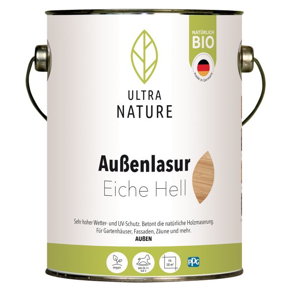 Ultra Nature Außenlasur Eiche Hell 2,5l