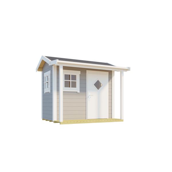 Lasita Maja Kinderspielhaus Pingo Lichtgrau 200x120 cm