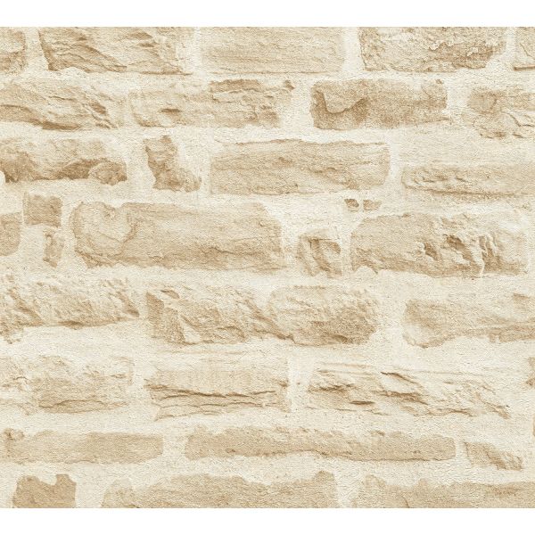 A.S. Création Steintapete "Best of Wood'n Stone 2" Vlies beige-creme 355802