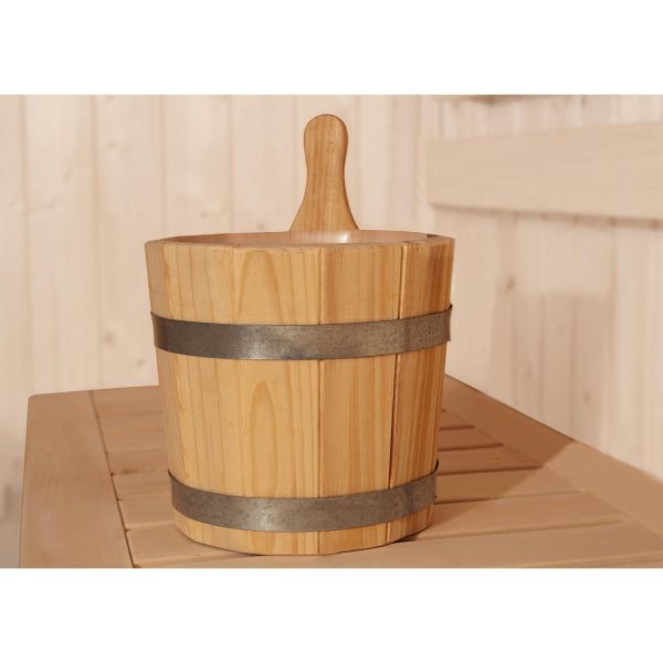 Weka Sauna Zubehör Aufgußkübel 5 Liter aus Spezialholz inkl. Kunststoffeinsatz