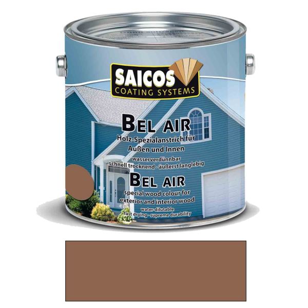 Saicos Bel Air Holz-Spezialanstrich Graubraun 2,5l