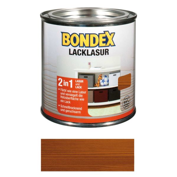 Bondex Lacklasur Kastanienbraun 0,375l