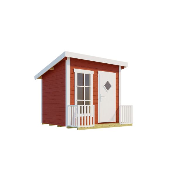 Lasita Maja Kinderspielhaus Flipp Schwedenrot 200x160 cm