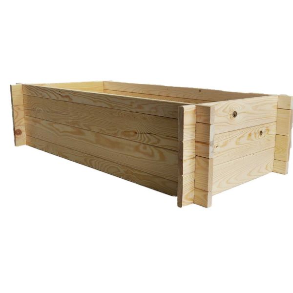 Hochbeet Stecksystem Holz | Nordje | 1190x595x295 | Natur