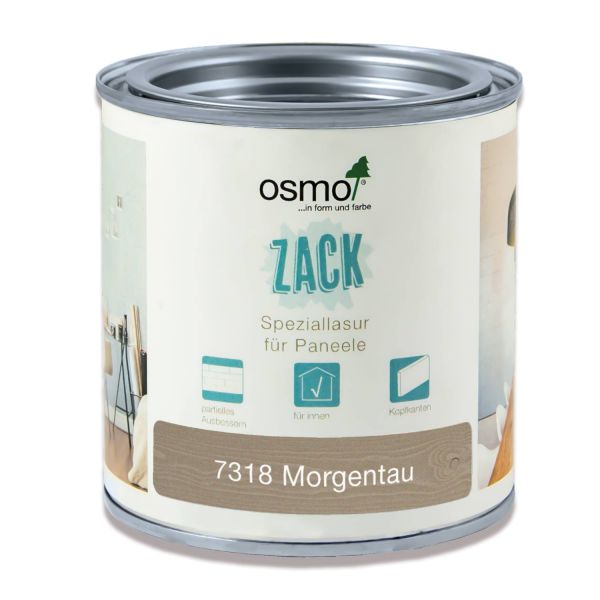 Osmo Lasur für Zack Wandpaneele 0,375l Morgentau | zum Ausbessern kleiner Stellen