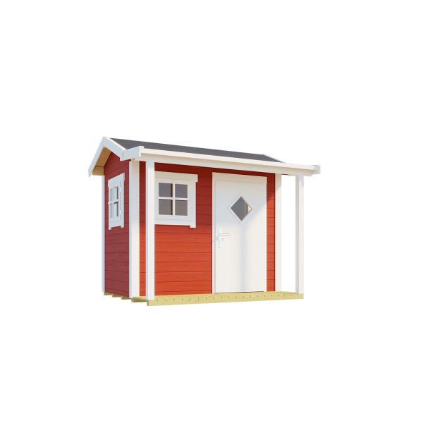 Lasita Maja Kinderspielhaus Pingo Schwedenrot 200x120 cm