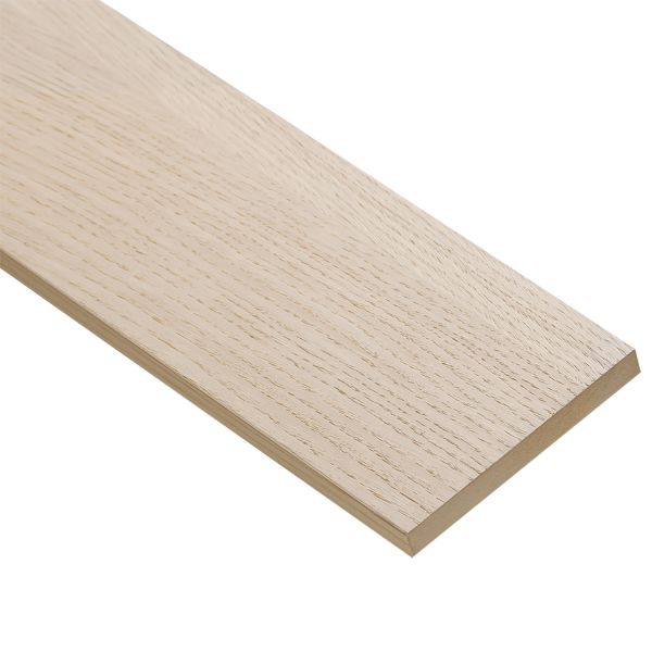 Nordje Verkleidung/Zierleiste Feuerhemmend | Standardkern | Schwarz geölt | 17 x 140 x 2780 mm