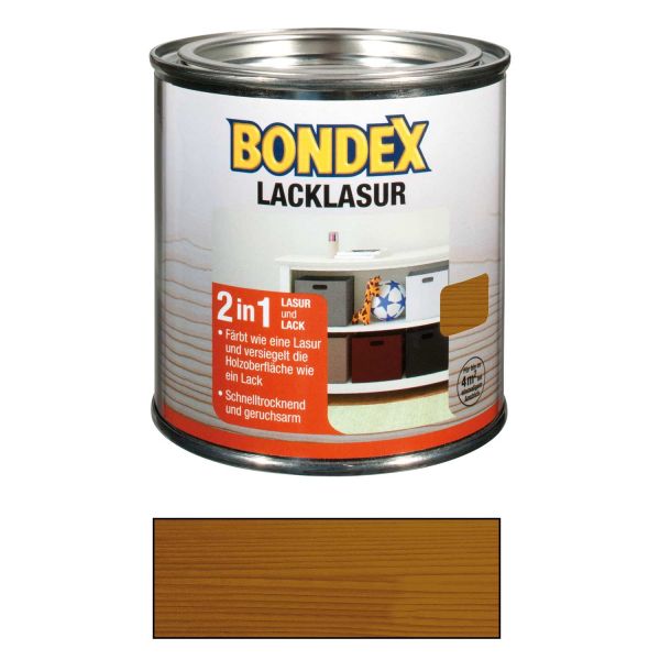 Bondex Lacklasur Eiche Mittel 0,75l