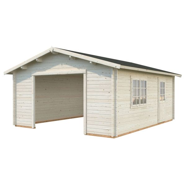 Palmako Garage Irene/Roger 23,9 m² ohne Tor natur