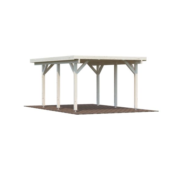 Palmako Carport Karl 11,7 m² transparent