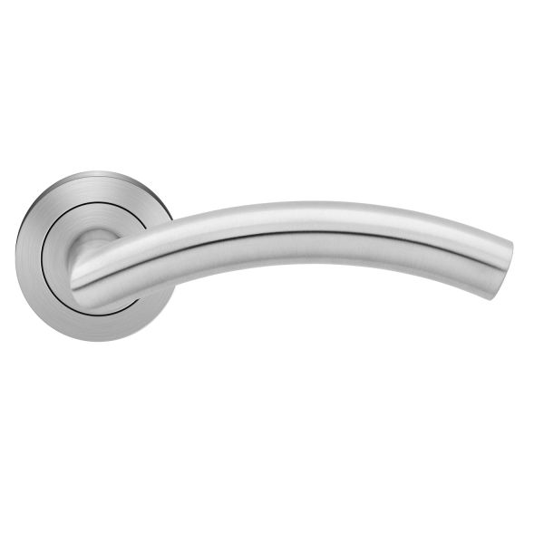 Karcher Türgriff/Türdrücker E400B (2x) Edelstahl matt Buntbart mit Türschloss