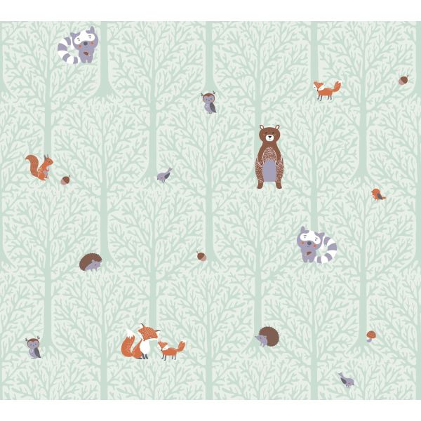 A.S. Création Kindertapete "Little Love" Vlies Waldmotive 381192