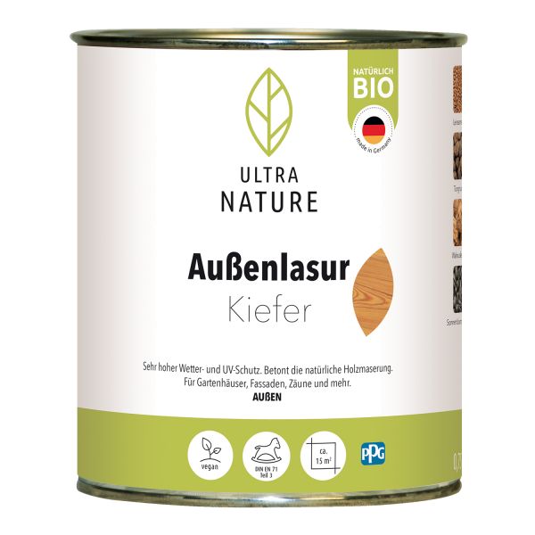 Ultra Nature Außenlasur Kiefer 0,75l