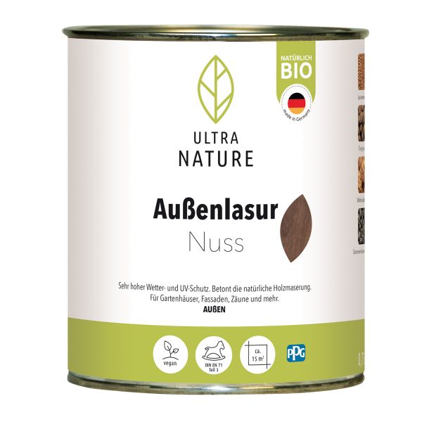 Ultra Nature Außenlasur Nuss 0,75l