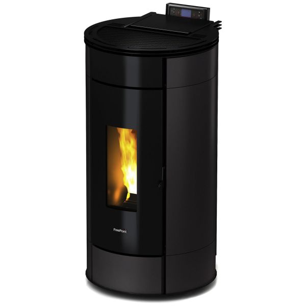FreePoint Pelletofen Globe anthrazit, 2,8 - 10,5 kW