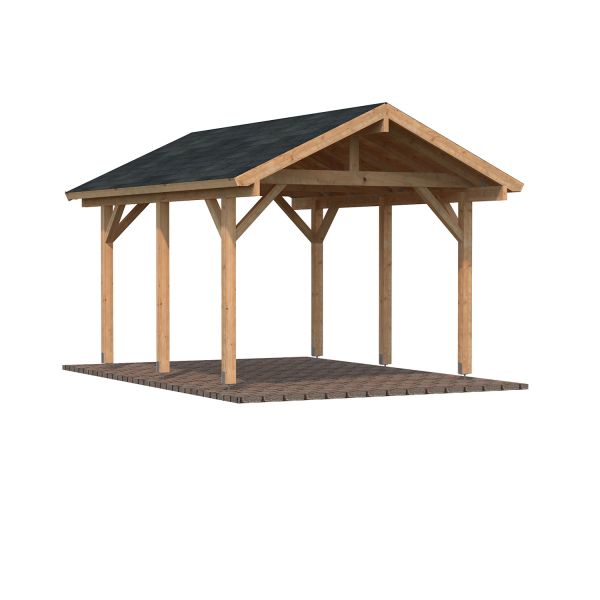 Palmako Carport Robert 11,7 m² hellbraun