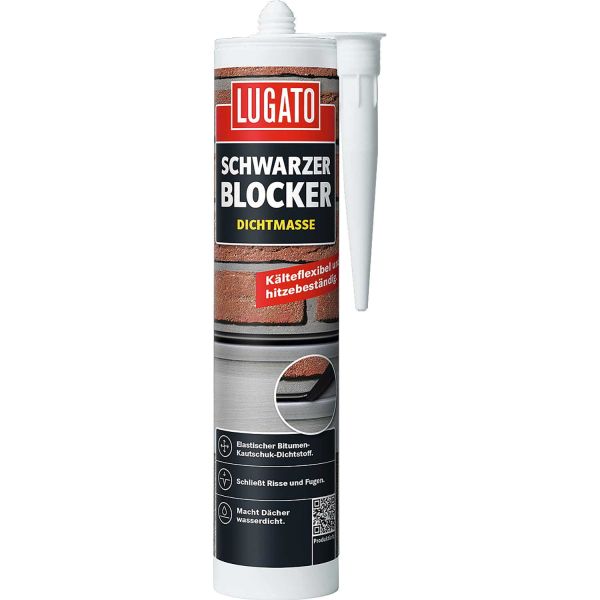 LUGATO Schwarzer Blocker Dichtmasse 310 ml