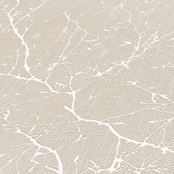 A.S. Création Streifentapete "Styleguide Natürlich 2021" Vlies beige-weiß 305074