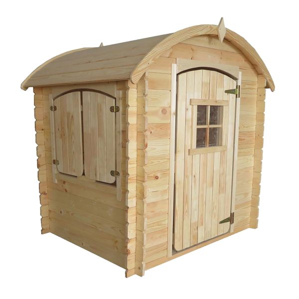Nordje Kinderspielhaus Nilla mit halb gerundetem Dach 133x108xh145 cm