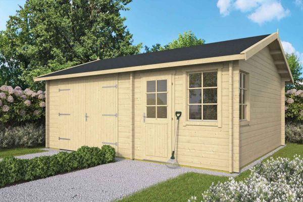 Garage Embla mit Satteldach | von Nordje | 500x598x307cm