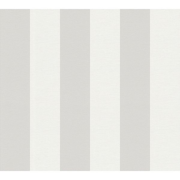 A.S. Création Streifentapete "Liberté" Vlies grau-weiß 314031