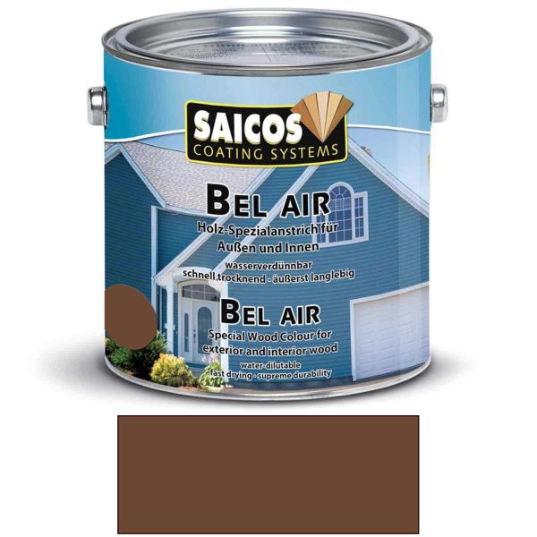 Saicos Bel Air Holz-Spezialanstrich Terrabraun 2,5l