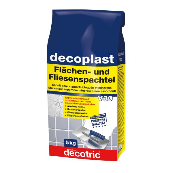 decoplast Flächen- + Fliesenspachtel V30 5 kg