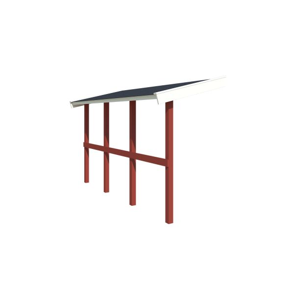 Lasita Maja Schleppdach 90 X 300 cm Schwedenrot