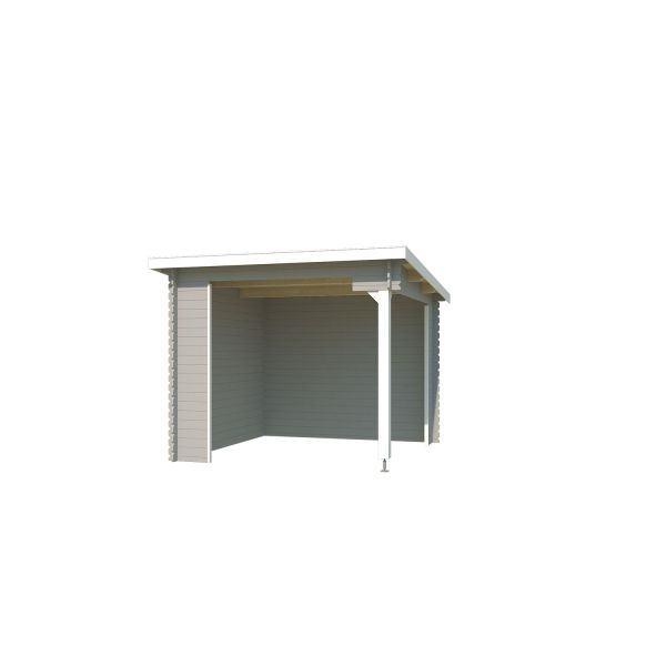 Lasita Maja Unterstand Lounge Buffalo 275 Lichtgrau 275x275 cm