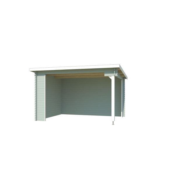 Lasita Maja Unterstand Lounge Buffalo 380 Gletschergrün 380x275 cm