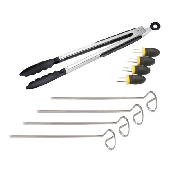 Westmark Grill-Set 3-teilig, Grillzange, Grillhelfer, Grillen