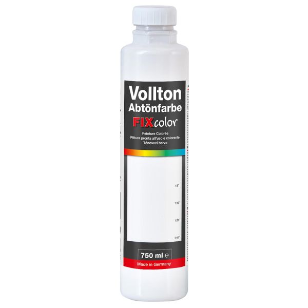 FIXcolor Abtönfarbe Weiß 750 ml