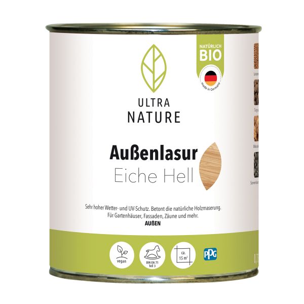 Ultra Nature Außenlasur Eiche Hell 0,75l